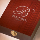 Laser engraved wine gift box
