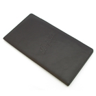 Embossed leather bill holder